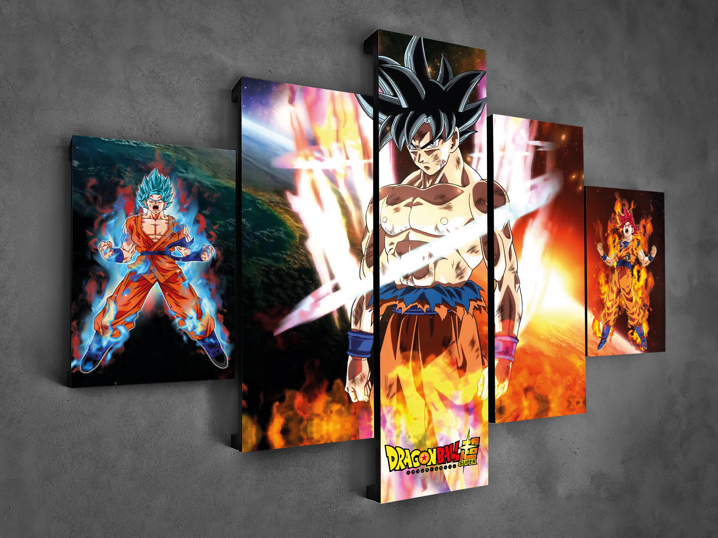 Goku – Ultra Instinto (Doctrina Egoísta) (1,10 m x 70 cm) – Cuadros  Decorativos
