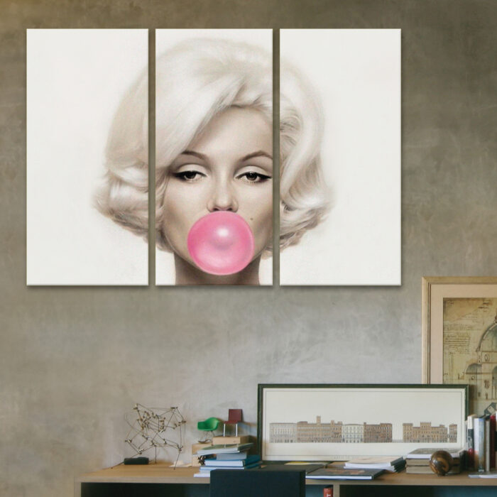 Marilyn con Globo (110 cm x 70 cm)