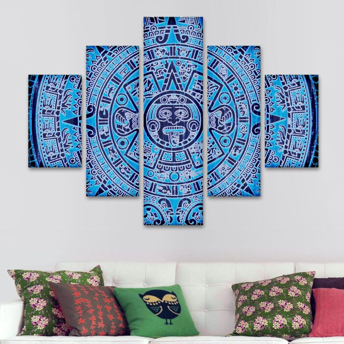 Mandala Maya - Azul (110 cm x 70 cm)