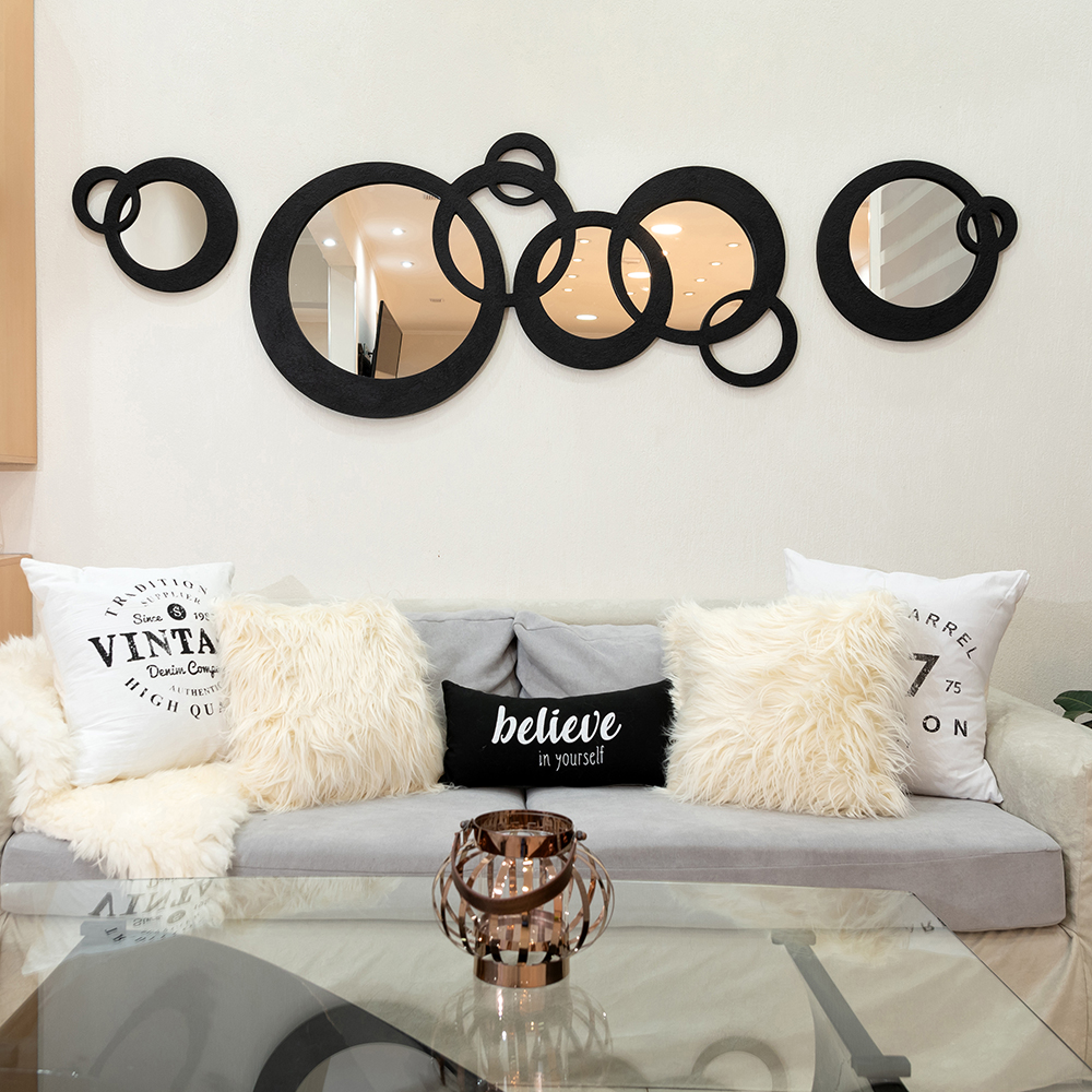 Black ~ Espejo Circular Decorativo – Cuadros Decorativos