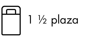 1 ½ plaza
