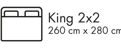 2x2 (King) - 260cmX280cm